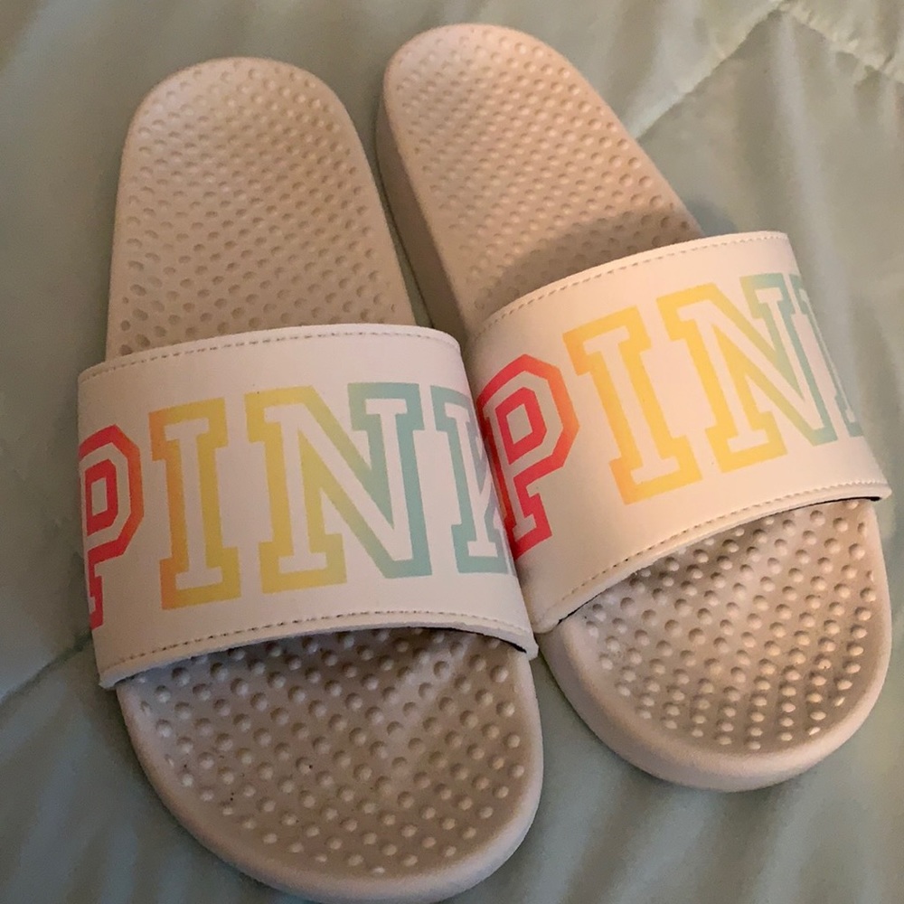 These slide are cute but come lil big they a medium